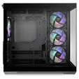 Thermaltake View 380 TG ARGB PC Case, Mid Tower, ATX, ARGB, Tempered Glass - Black image number null