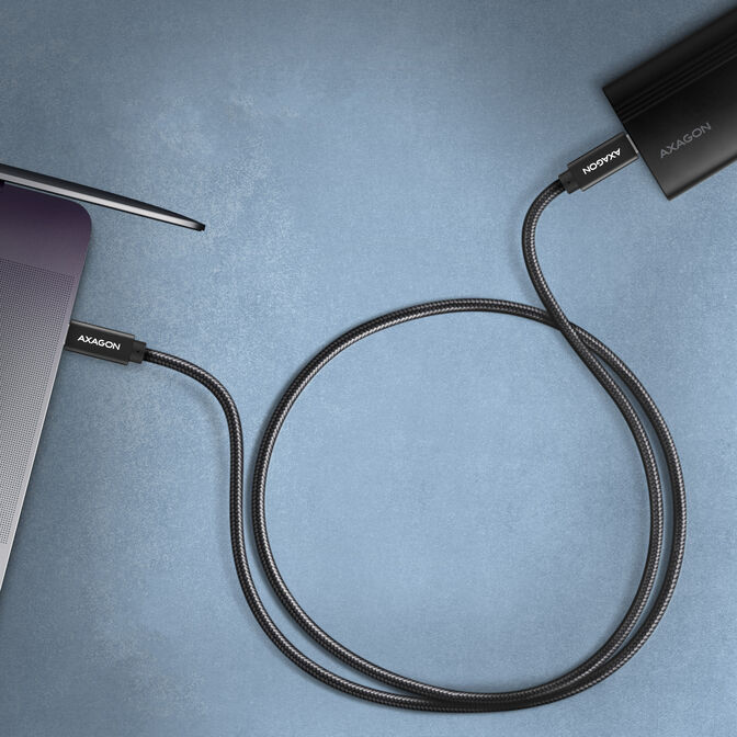 AXAGON BUCM32-CM15AB USB-C 3.2 to USB-C 3.2 - Charging cable, data transfer image number 1