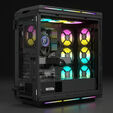 Corsair RMe Series RM1200e 80 PLUS Gold power supply, modular, ATX 3.1, PCIe 5.1 - 1,200 watts, black image number null