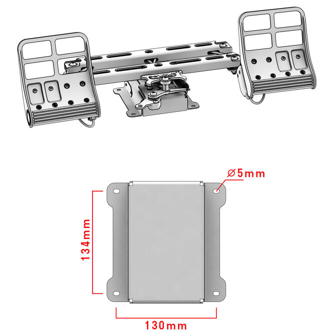 Virpil Controls R1 Falcon Pedals image number 5