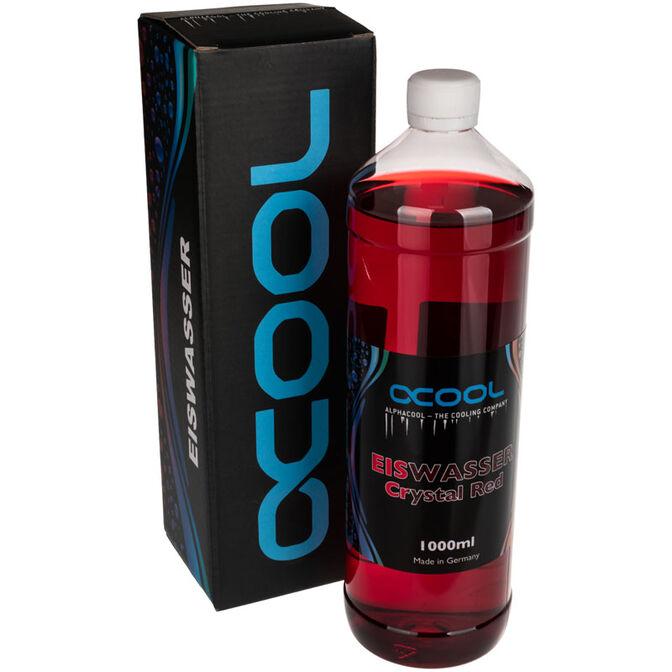 Alphacool Ice Water Crystal Red, 1000ml Ready Mix - red image number 0