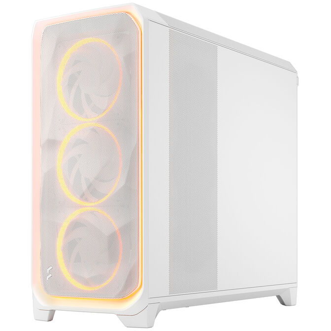 Fractal Design Meshify 3 XL Ambience Pro RGB PC Geh&auml;use - Big-Tower, E-ATX, Tempered Glass - wei&szlig; image number 4