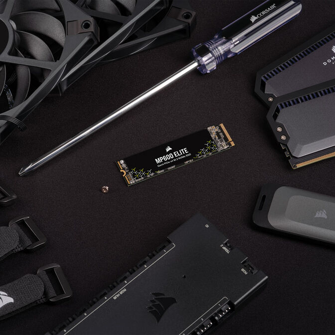 Corsair MP600 Elite NVMe SSD, PCIe 4.0 M.2 Type 2280 - 1 TB image number 9