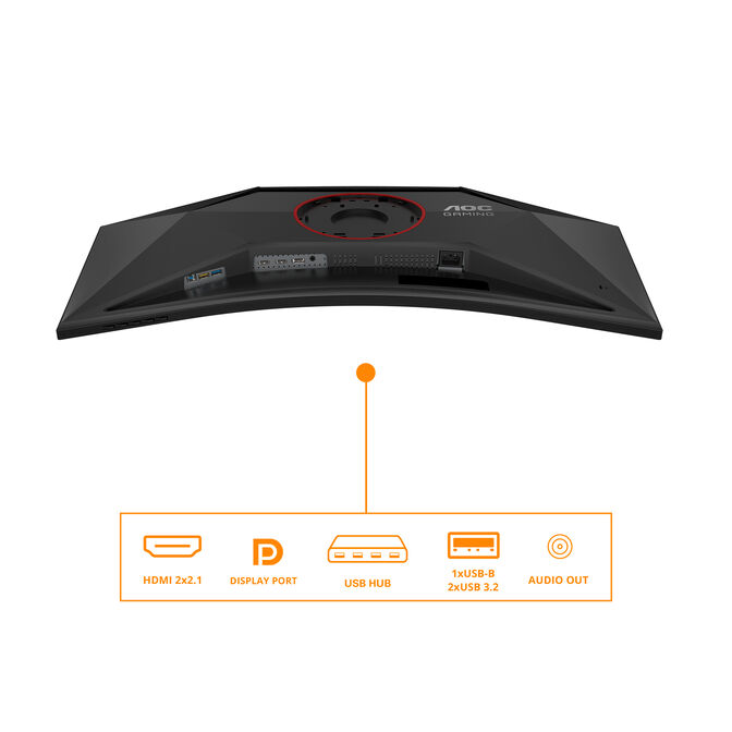 AOC Gaming CU34G4Z 34 Zoll UWQHD Curved Gaming-Monitor, 240Hz, VA, FreeSync Premium image number 13