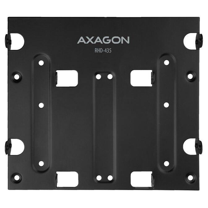 AXAGON RHD-435 Halterahmen f&uuml;r 4x 2,5"/2x 2,5" + 1x 3,5" im 5,25" Slot - schwarz image number 5