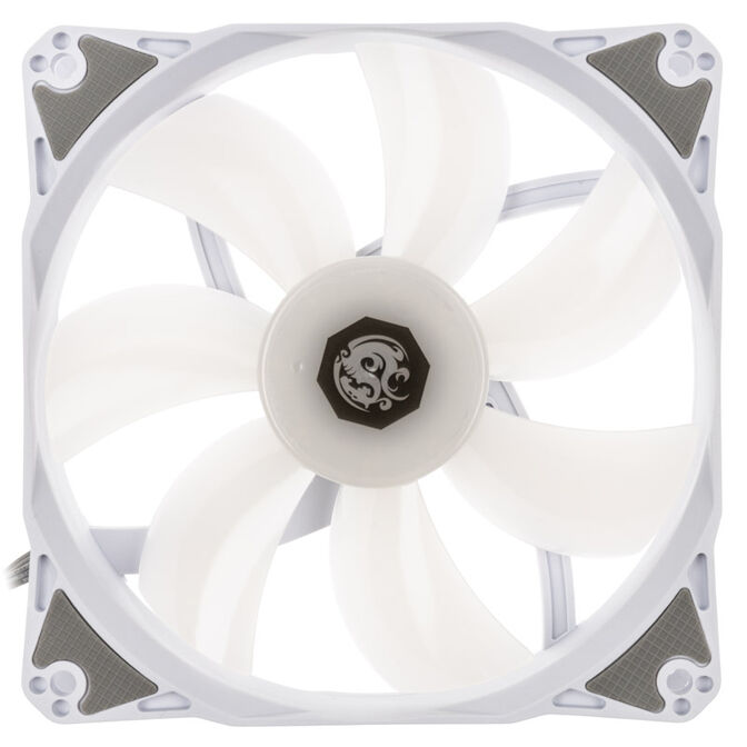 Bitspower Notos RGB PWM L&uuml;fter, 120mm - wei&szlig;, 3er-Pack image number 3