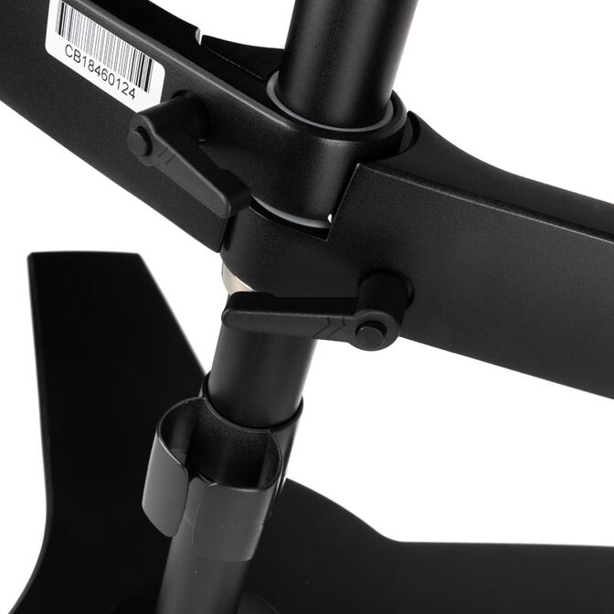 SilverStone SST-ARM23BS-L - Dual Monitorarm - schwarz image number 5