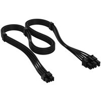 Corsair Premium Sleeved 6+2-Pin-PCIe-Kabel, f&uuml;r Typ-5-Netzteil - schwarz