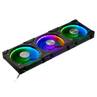 PHANTEKS D30 PWM Regular Airflow, D-RGB L&uuml;fter, 3er Pack - 140mm, schwarz