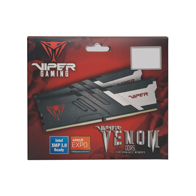Patriot Viper Venom DDR5-5600 RAM, CL40, XMP/EXPO - 64 GB Dual-Kit, schwarz image number 12