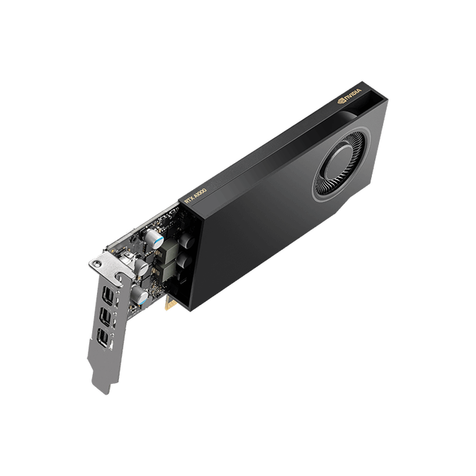 PNY RTX A1000 Graphics Card, 8192 MB GDDR6 image number 2