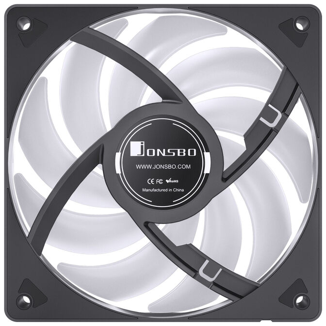 Jonsbo SL-120 Reverse Blade PWM Fan, ARGB - 120mm, black image number 8