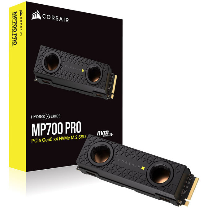 Corsair MP700 Pro Hydro X NVMe SSD, PCIe 5.0 M.2 Type 2280 - 2 TB image number 0
