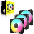 Corsair RS ARGB PWM Fan - Triple-Pack, 120mm, black image number null