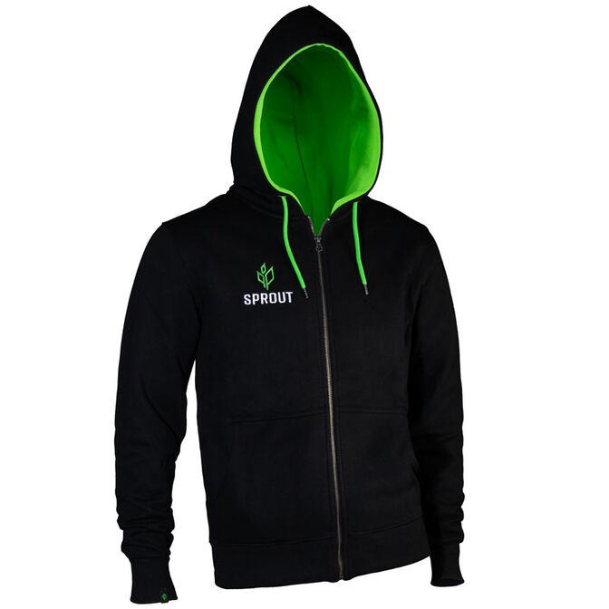 GamersWear SPROUT Basic Hoodie - Size M, black/green image number 0