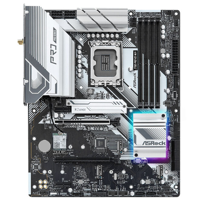 ASRock Z790 Pro RS WiFi, Intel Z790 Mainboard - Sockel 1700, DDR5 image number 2