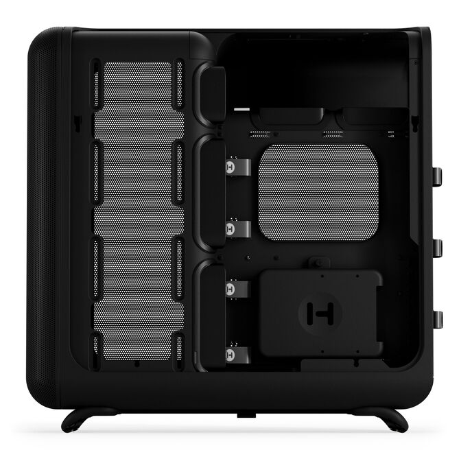 HYTE X50 Air Midi Tower - Pitch Black image number 7