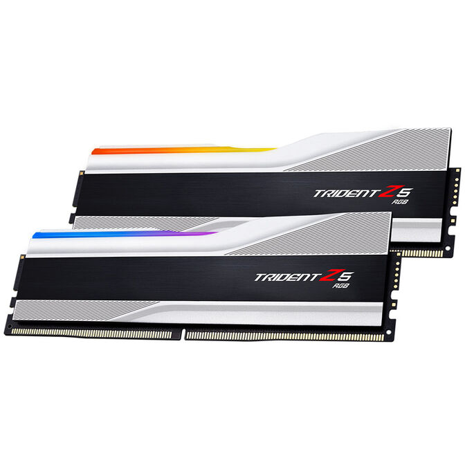 G.Skill Trident Z5 RGB DDR5-6600 RAM, CL34, XMP - 32 GB Dual-Kit, silver image number 2