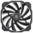 SilverStone Shark Force L&uuml;fter, 160mm - schwarz image number null