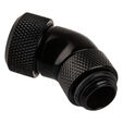 Alphacool Eiszapfen Anschluss 45 Grad G1/4 Zoll AG auf 13mm AD Hardtube - schwarz image number null
