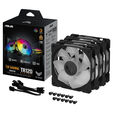 ASUS TUF Gaming TR120 Reverse, PWM ARGB L&uuml;fter 3er Pack - 120 mm, schwarz image number null