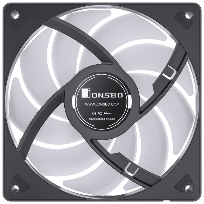 Jonsbo SL-120C RGB L&uuml;fter, 120mm - schwarz image number 8