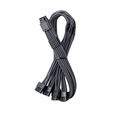 CableMod C-Series Pro ModMesh 12V-2x6 Cable, Sleeved, 16-Pin to 4x 8-Pin, for Corsair Type 4 and 3 PSUs - carbon, 60cm image number null