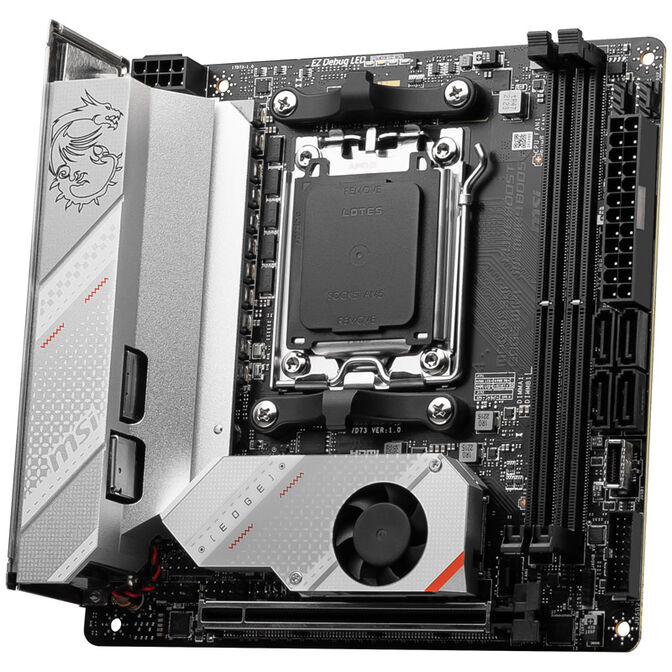 MSI MPG B650I Edge WiFi, Sockel AM5, AMD B650l, Mini-ITX - DDR5 image number 5