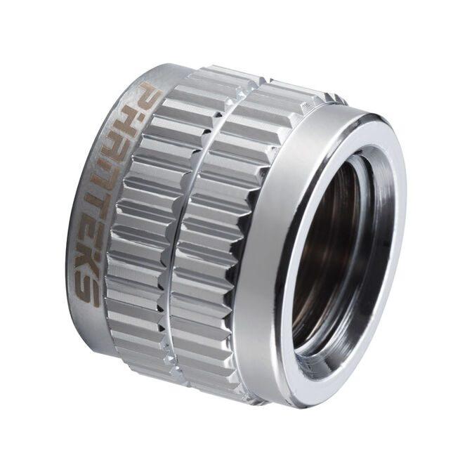 PHANTEKS Glacier Adapter gerade G1/4 Zoll IG auf G1/4 Zoll IG, chrome silber image number 0