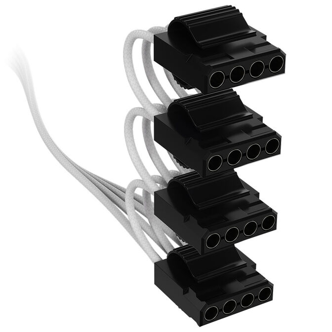 Corsair Cable Set, Type 4, DC Cable Pro Kit, individually sleeved - white image number 13