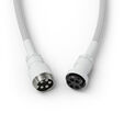 Glorious Coiled Cable Ghost White, USB-C to USB-A, 1.37m - white image number null