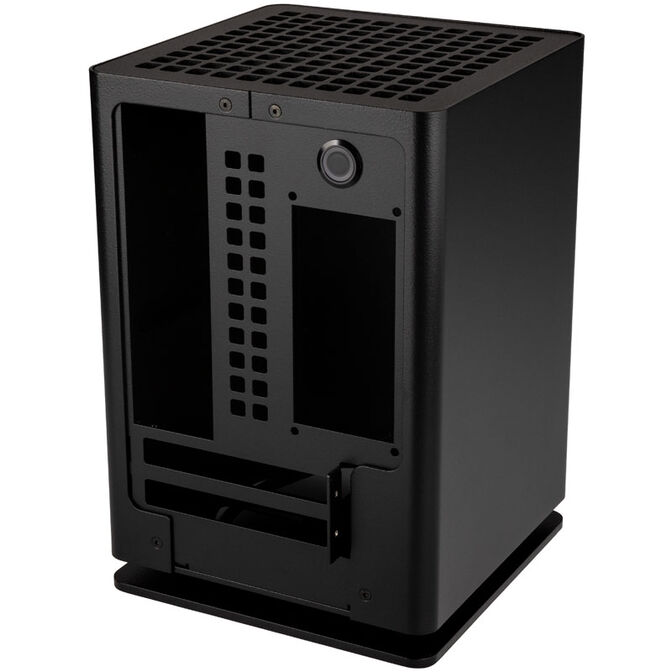 HGC Osmi 3.1 Aluminium Mini-ITX Geh&auml;use - schwarz image number 3
