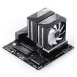 Jonsbo CA80 CPU-K&uuml;hler, Dual-Tower, 2 x 120mm, PWM, RGB - schwarz image number null