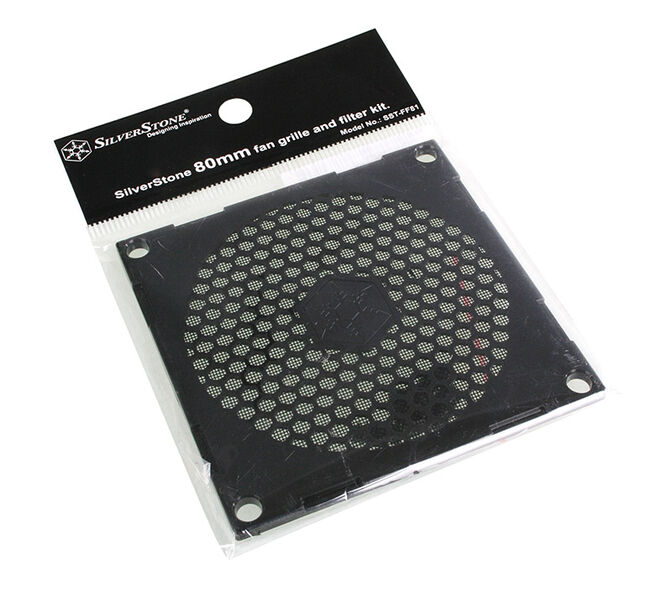 SilverStone 80mm Fan Grill und Filter Kit image number 1