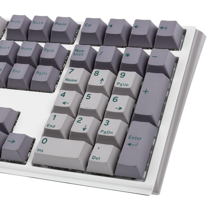 Ducky One 3 Mist Grey Gaming Keyboard, RGB LED - MX-Brown (US) image number 7