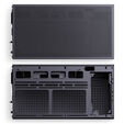 Jonsbo D32 STD Black PC Case, Mini Case, mATX, Tempered Glass - black image number null