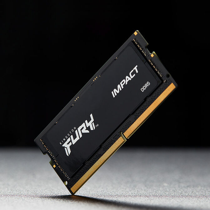 Kingston Fury Impact DDR5-6400 RAM, CL38, SO-DIMM, XMP - 16 GB, black image number 2