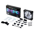 Phanteks D30 PWM Reverse Airflow, D-RGB Fan - 140mm, black image number null
