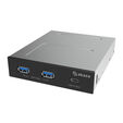 Akasa AK-ICR-36 USB 3.2 Gen 2 Typ C Panel - schwarz image number null