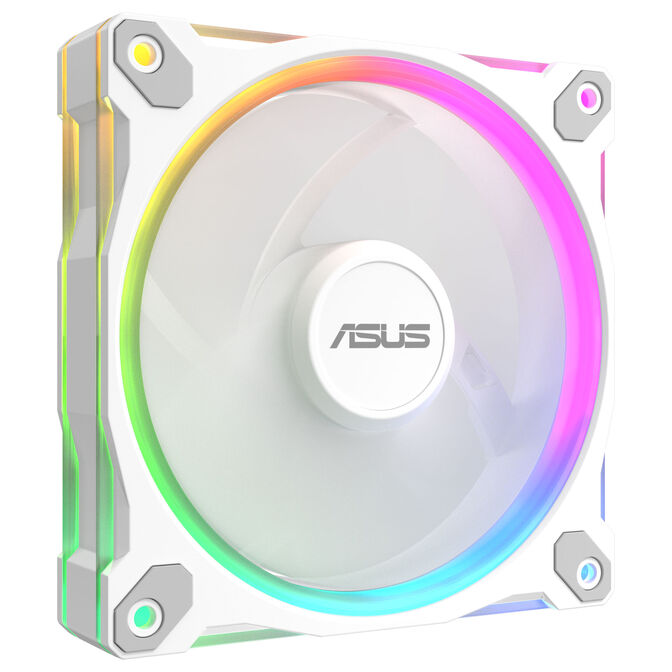 ASUS Prime MR120 ARGB-L&uuml;fter, PWM, Reverse - 120mm, wei&szlig; image number 4