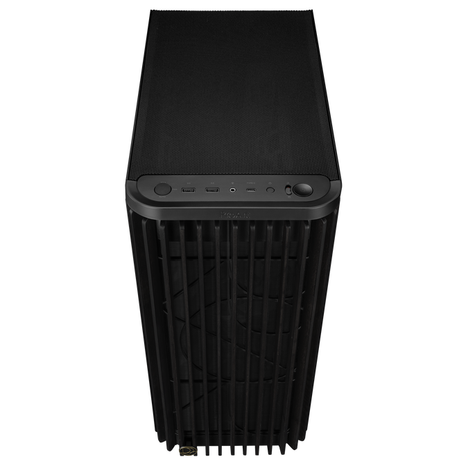 ASUS ProArt PA401 Wood Edition PC-Geh&auml;use, Midi-Tower,  ATX, Tempered Glass - schwarz image number 3