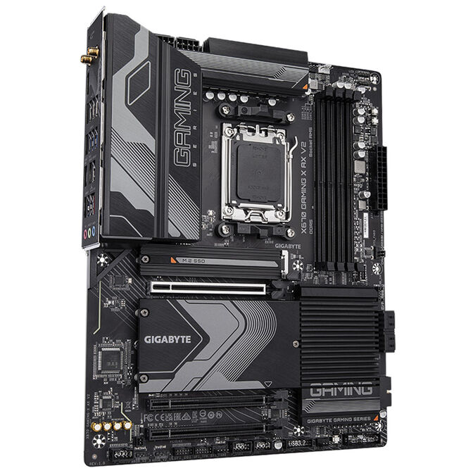 GIGABYTE X670 Gaming X AX V2 Mainboard, Sockel AM5, AMD X670, ATX, DDR5 image number 1