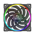 Akasa SOHO AR12 Reverse PWM-L&uuml;fter, RGB - 120mm, schwarz image number null