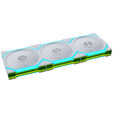 Lian Li UNI FAN SL FLEX Wireless PWM-L&uuml;fter, ARGB, Unendlichkeitsspiegel - Reverse Blade, 120mm, wei&szlig;, 3er-Pack mit Controller image number null