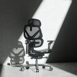 ThunderX3 FLEX Pro Gaming Chair, ergonomic - mesh, black image number null