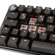 Ducky One 3 Aura Black SF Gaming Keyboard, RGB LED - MX-Silent-Red image number null