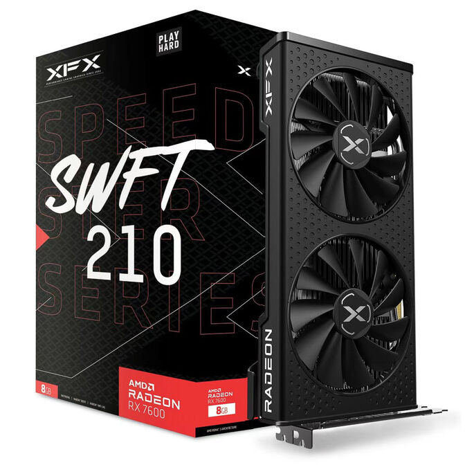 XFX Speedster SWFT 210 Radeon RX 7600 Core Edition, 8192 MB GDDR6 image number 0