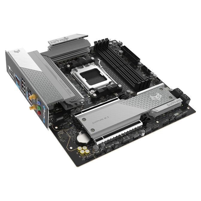 Sapphire Nitro+ B850M WiFi Motherboard, Socket AM5, AMD B850, mATX, DDR5 image number 4