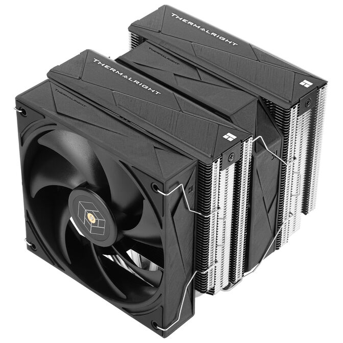 Thermalright Royal Pretor CPU-K&uuml;hler, Dual Tower - 120mm und 130mm, schwarz image number 1