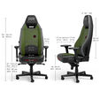 noblechairs LEGEND Gaming Stuhl - DOOM: The Dark Ages Edition image number null